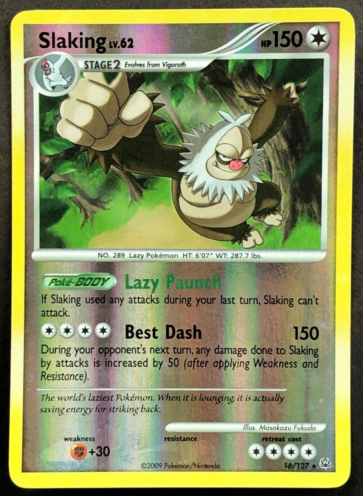 Platinum Slaking [Reverse Holo] Pokémon card
