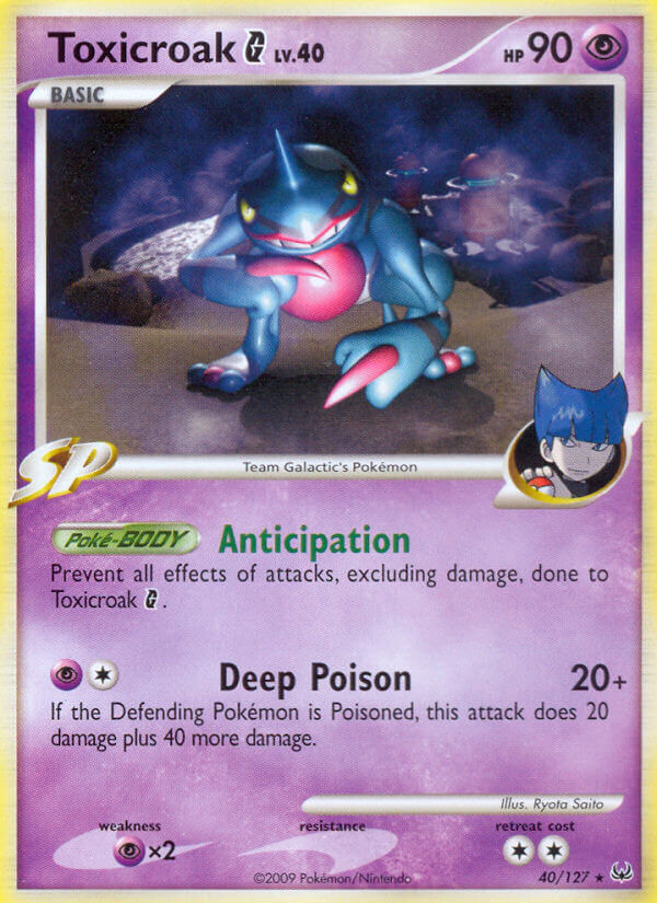 Toxicroak G [Reverse Holo]
