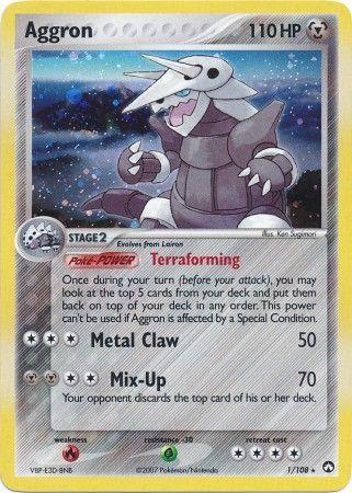 Power Keepers Aggron [Holo] Pokémon card