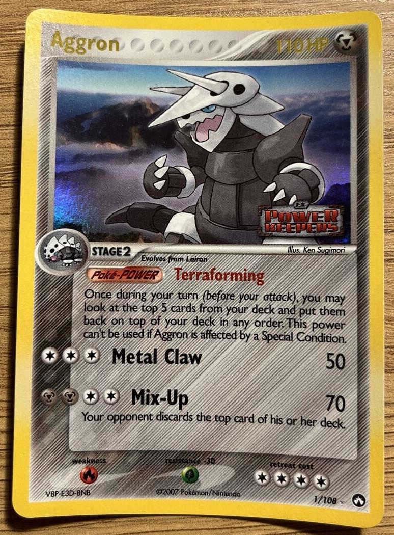 Power Keepers Aggron [Stamped] Pokémon card