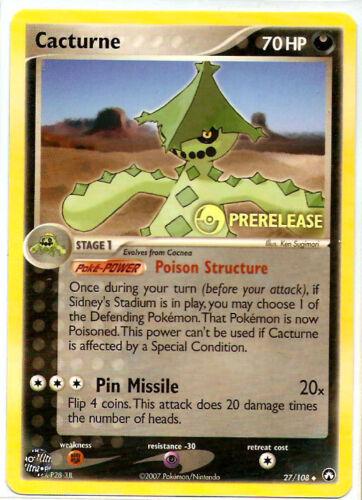 Power Keepers Cacturne [Prerelease] Pokémon card