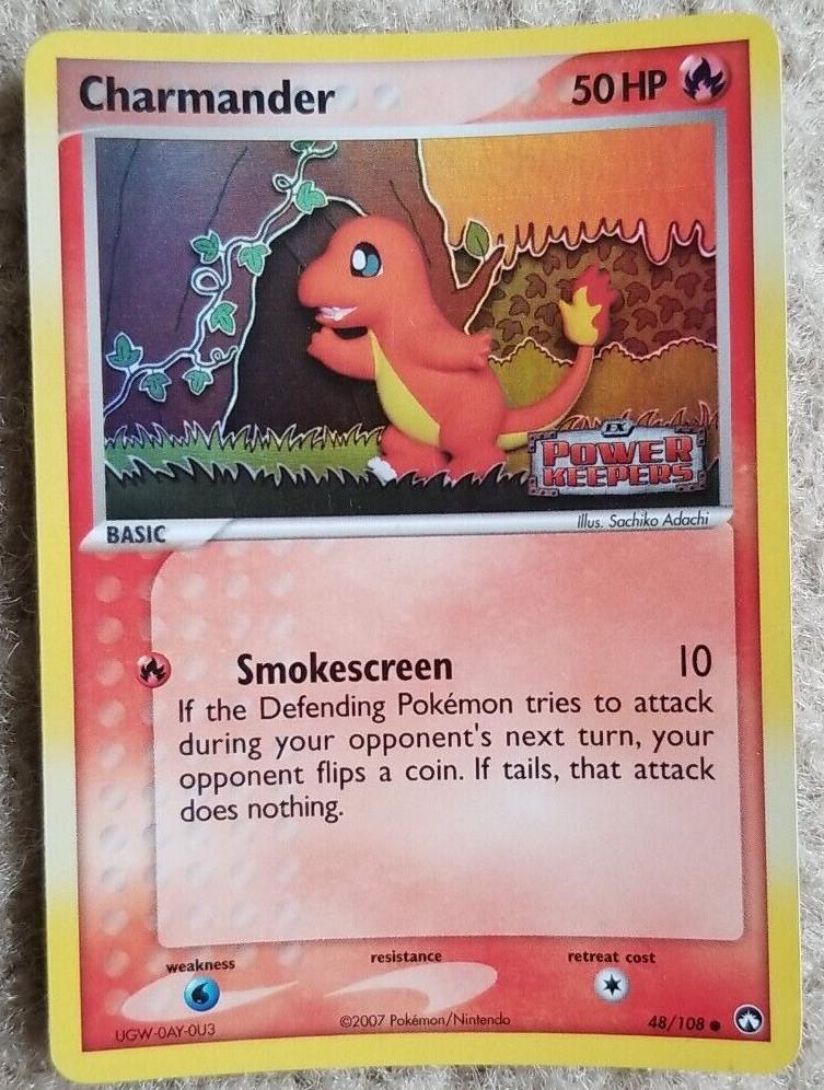 Power Keepers Charmander [Stamped] Pokémon card