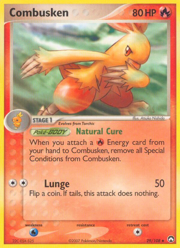 Power Keepers Combusken Pokémon card