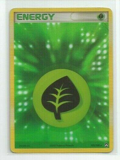 Power Keepers Grass Energy [Holo] Pokémon card