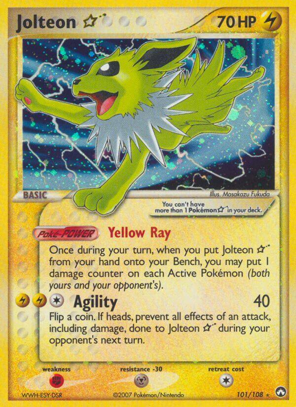 Power Keepers Jolteon [Gold-Star] Pokémon card