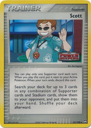 Power Keepers Scott [Reverse Holo] Pokémon card