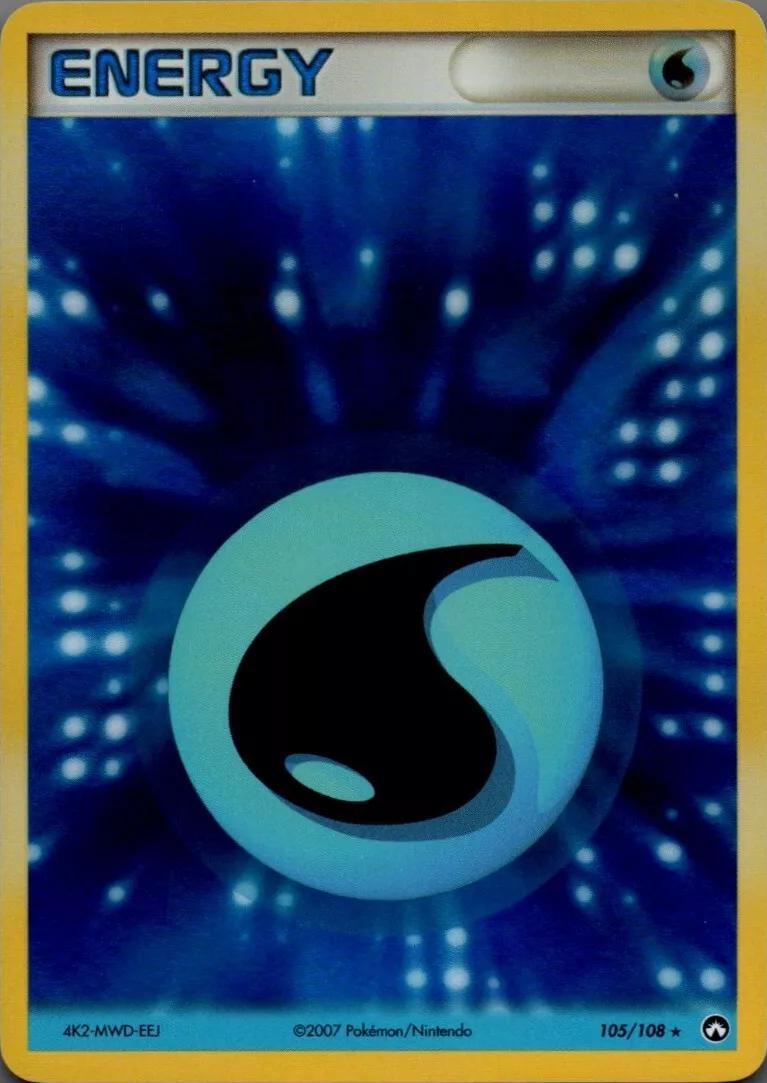 Power Keepers Water Energy [Holo] Pokémon card