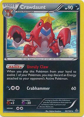 Primal Clash Crawdaunt [Holo] Pokémon card