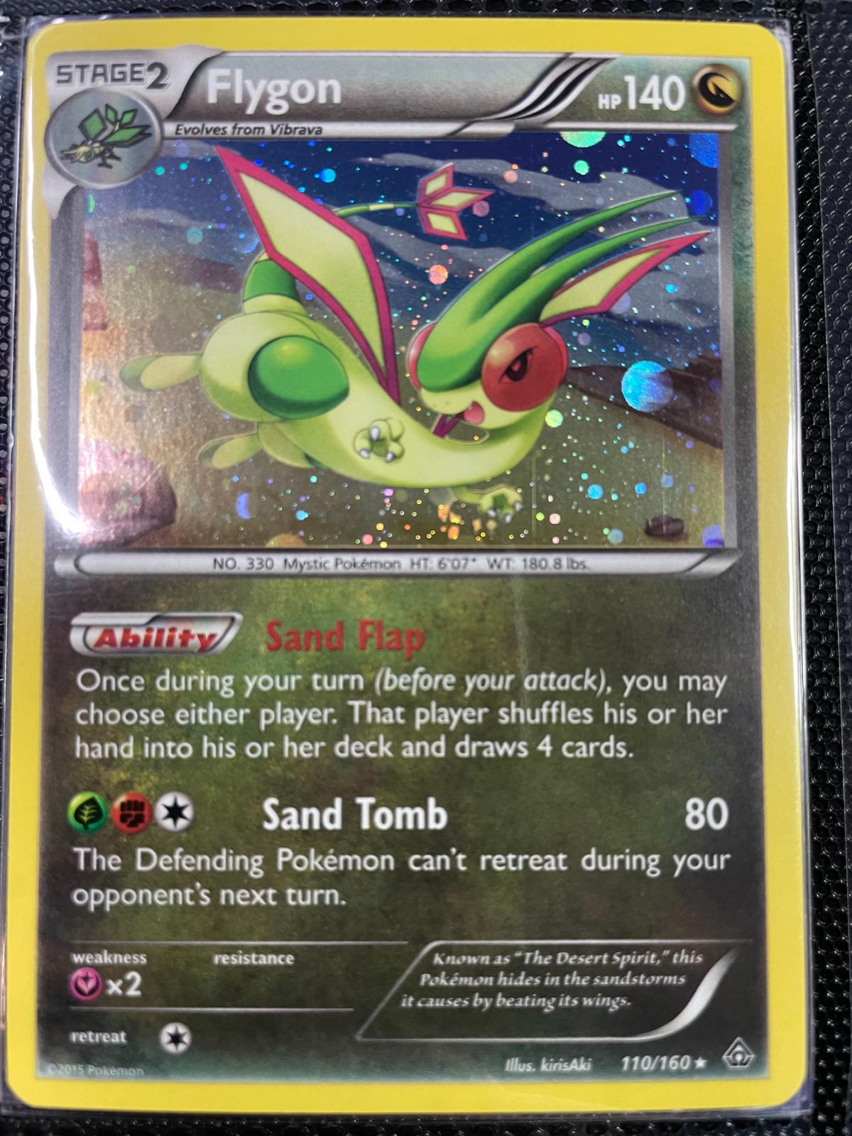 Primal Clash Flygon [Cosmo-Holo] Pokémon card