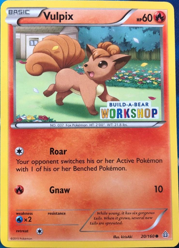 Primal Clash Vulpix [Build-a-bear] Pokémon card