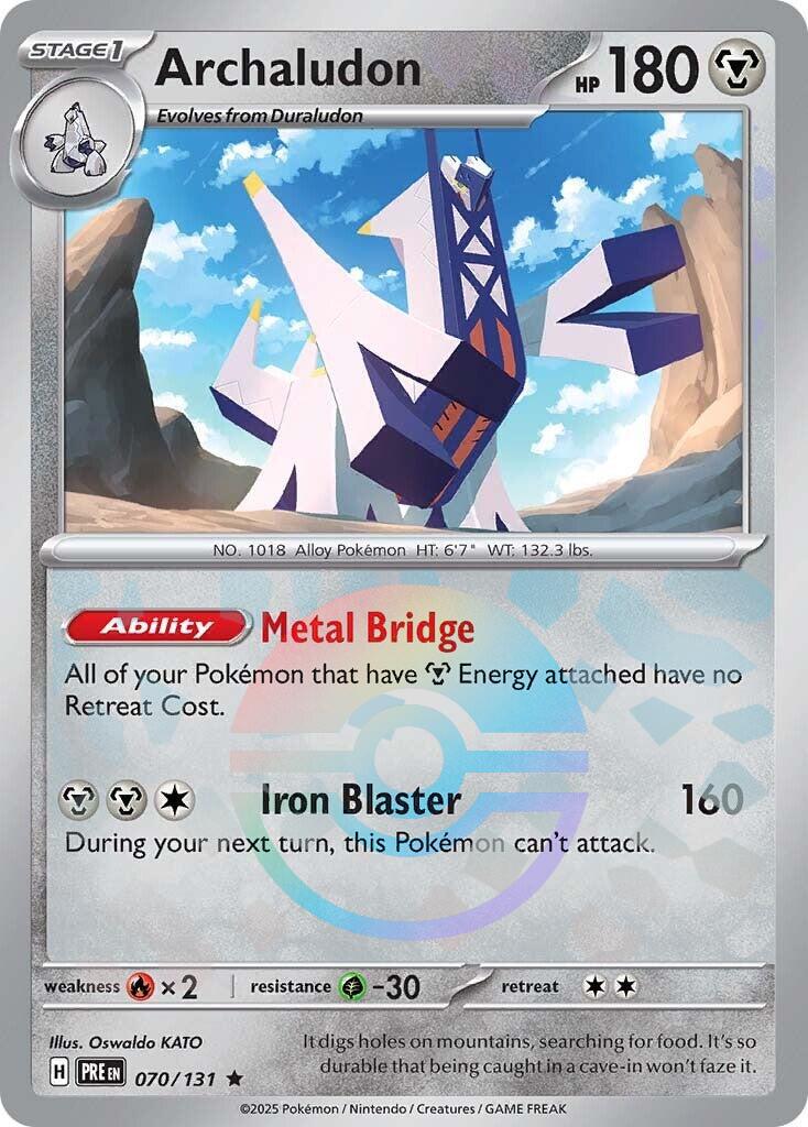 Prismatic Evolutions Archaludon [Poke-Ball] Pokémon card