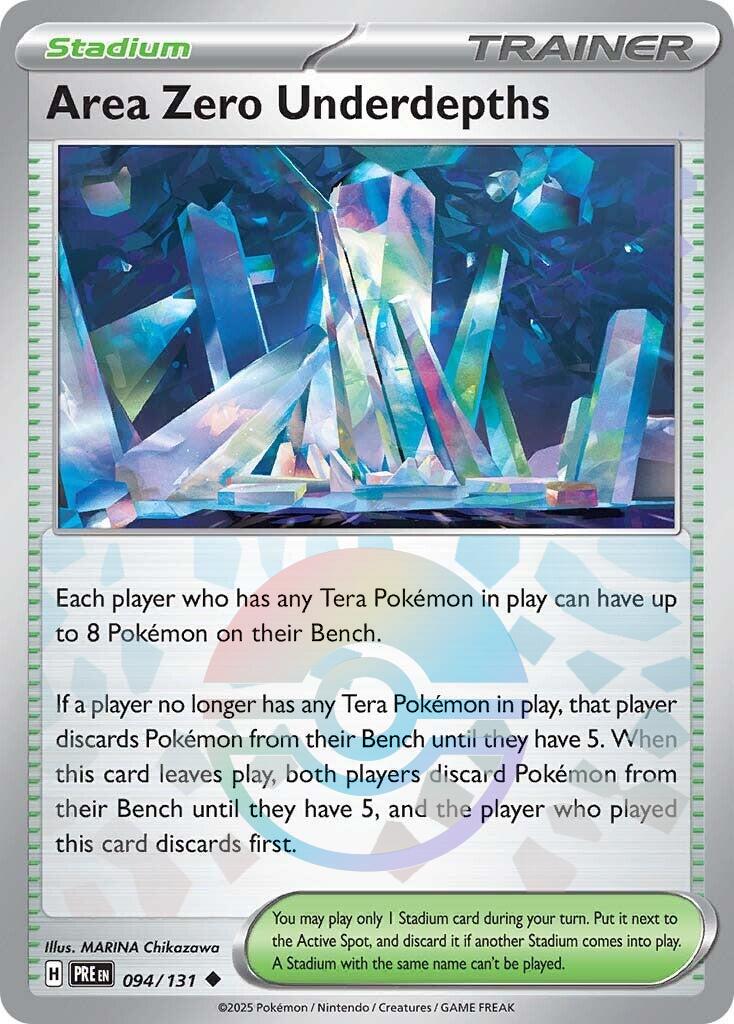Prismatic Evolutions Area Zero Underdepths [Poke-Ball] Pokémon card