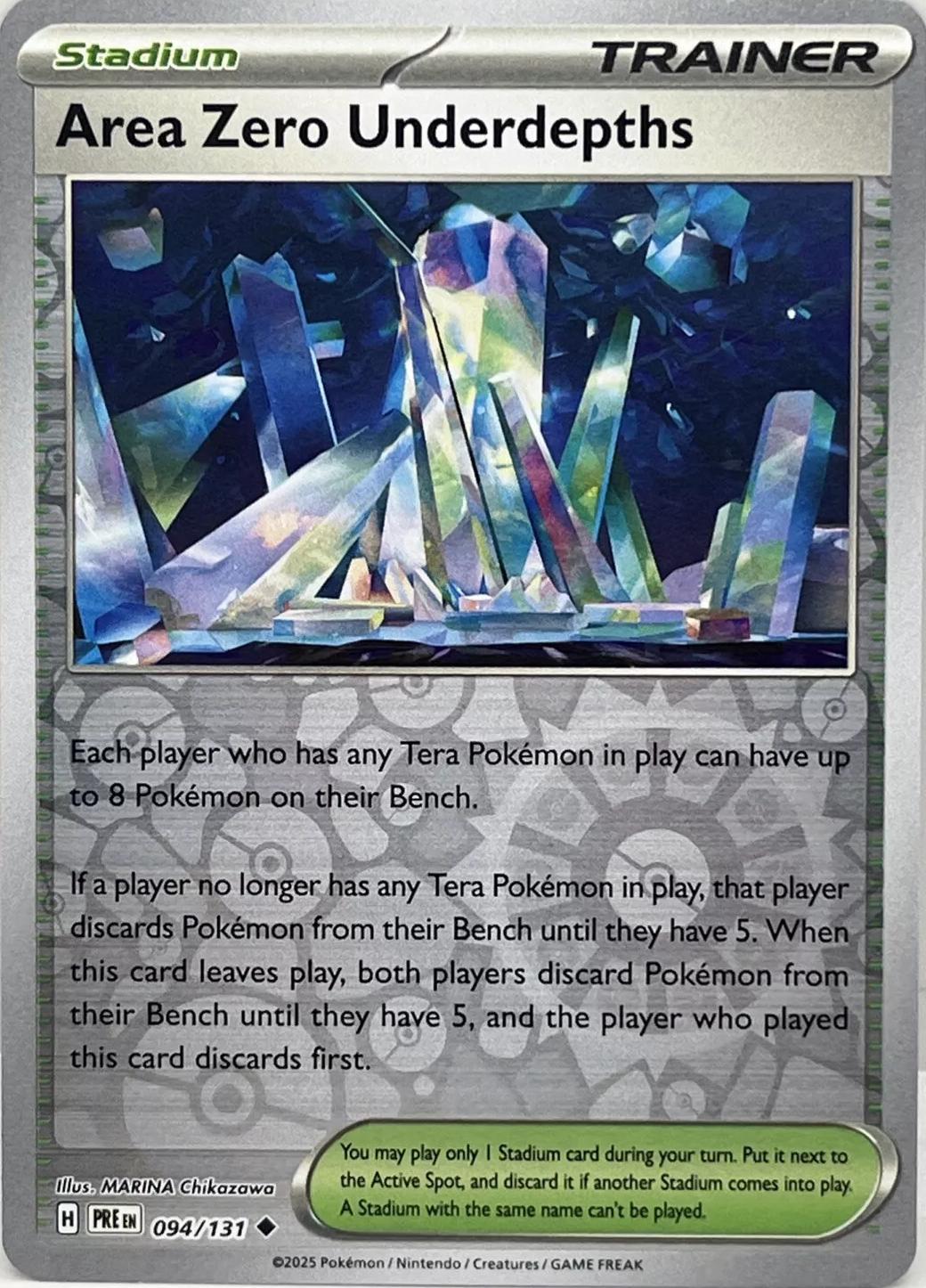 Prismatic Evolutions Area Zero Underdepths [Reverse] Pokémon card