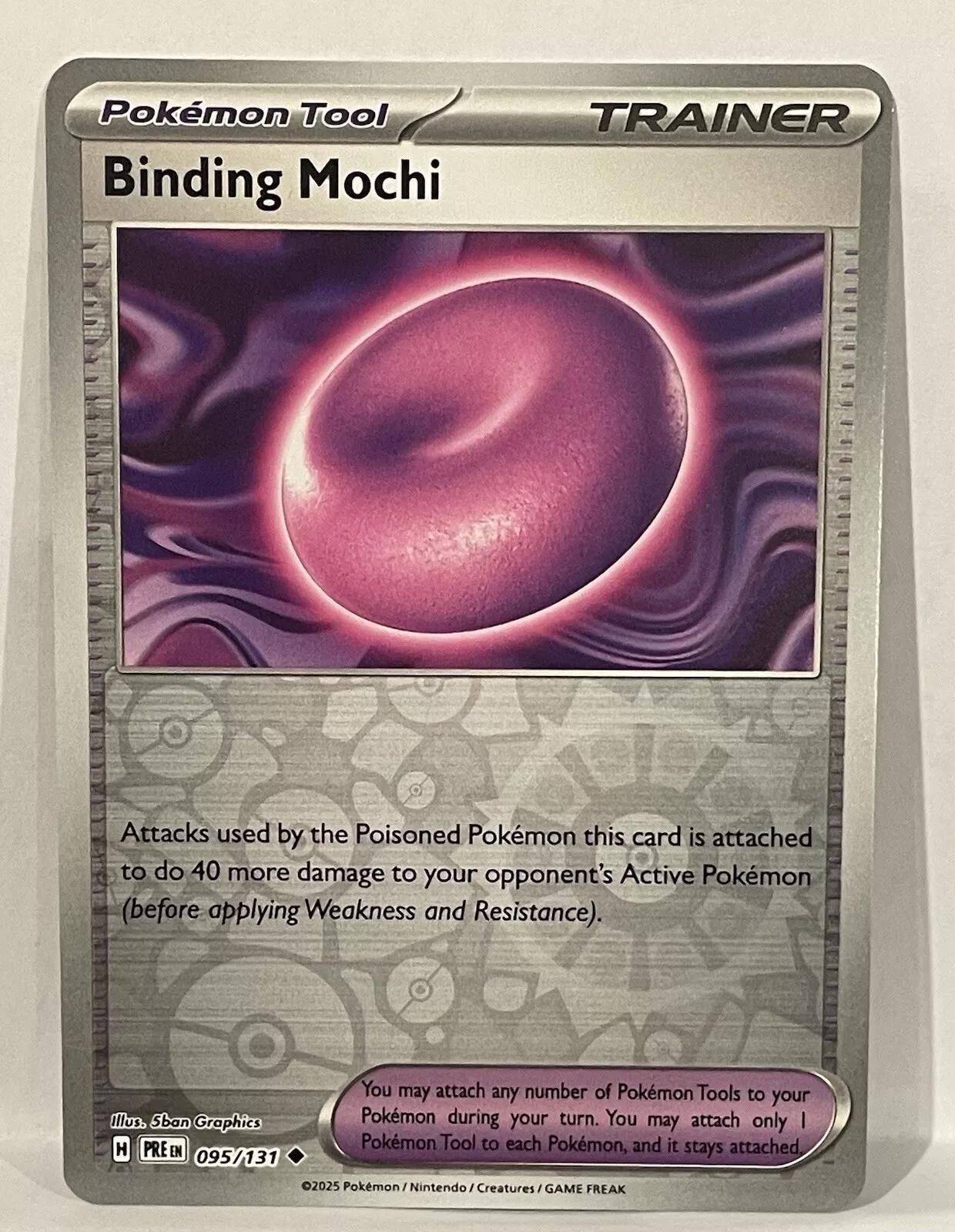 Prismatic Evolutions Binding Mochi [Reverse] Pokémon card