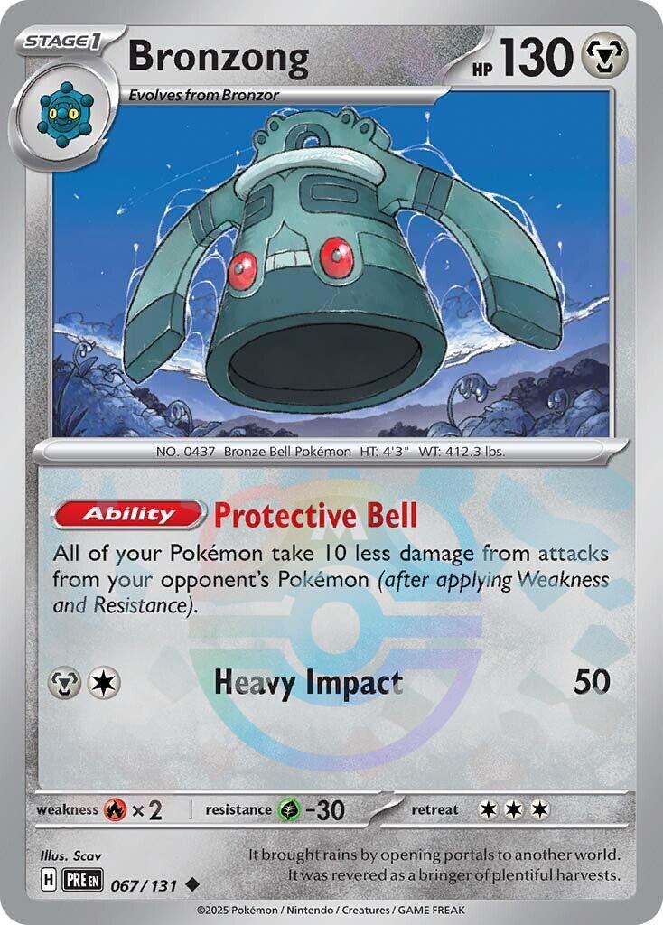 Prismatic Evolutions Bronzong [Master-Ball] Pokémon card