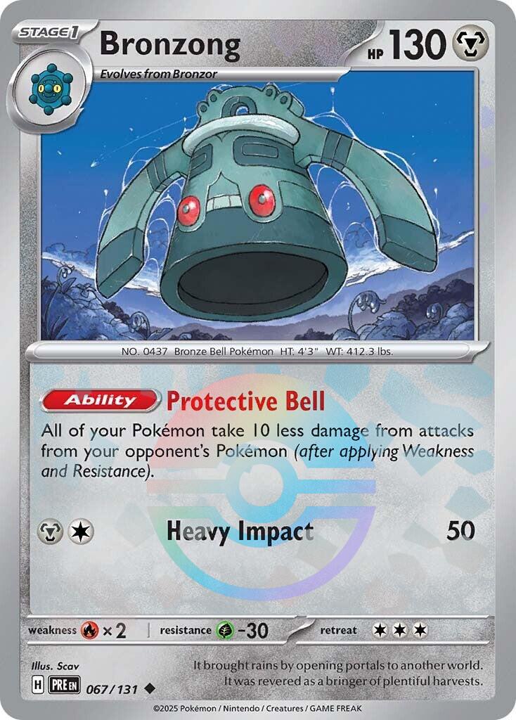 Prismatic Evolutions Bronzong [Poke-Ball] Pokémon card