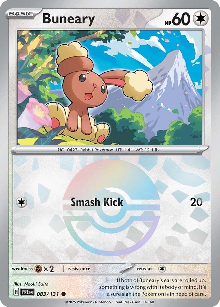 Prismatic Evolutions Buneary [Poke-Ball] Pokémon card