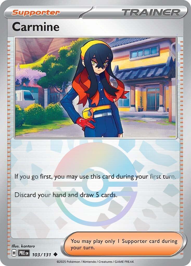 Prismatic Evolutions Carmine [Poke-Ball] Pokémon card