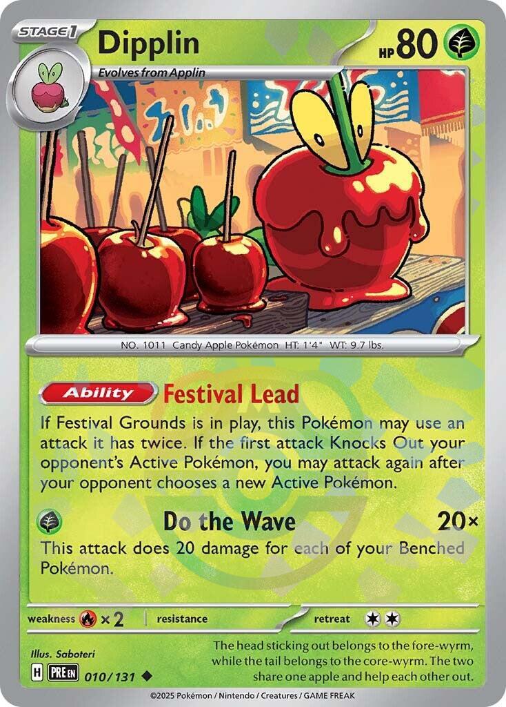 Prismatic Evolutions Dipplin [Master-Ball] Pokémon card