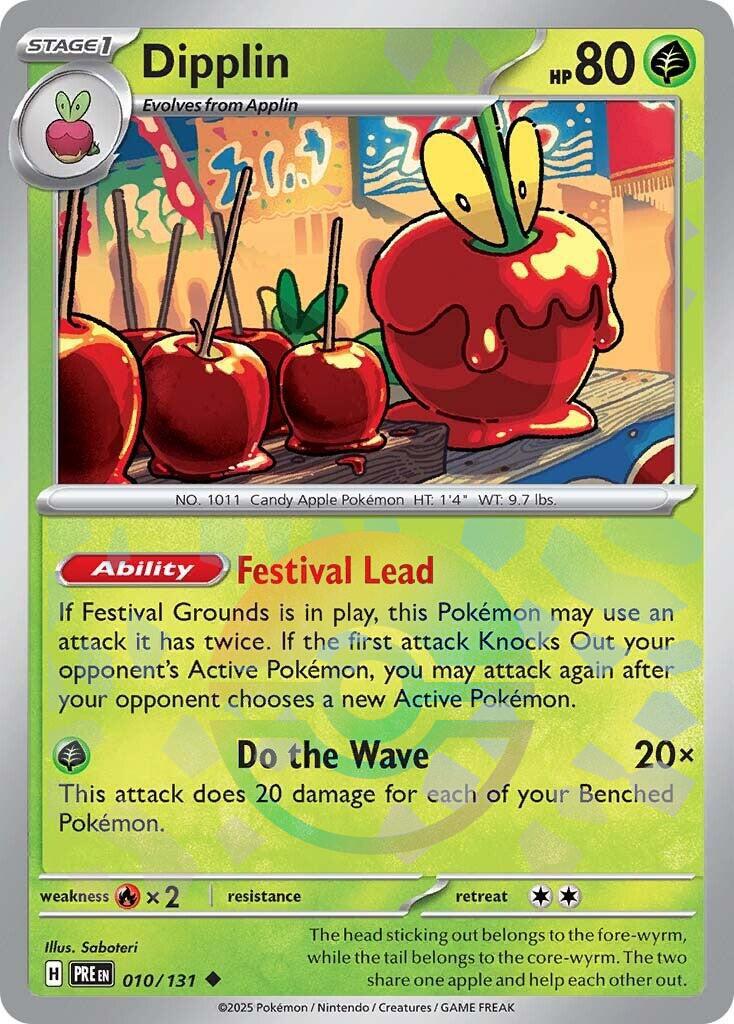 Prismatic Evolutions Dipplin [Poke-Ball] Pokémon card