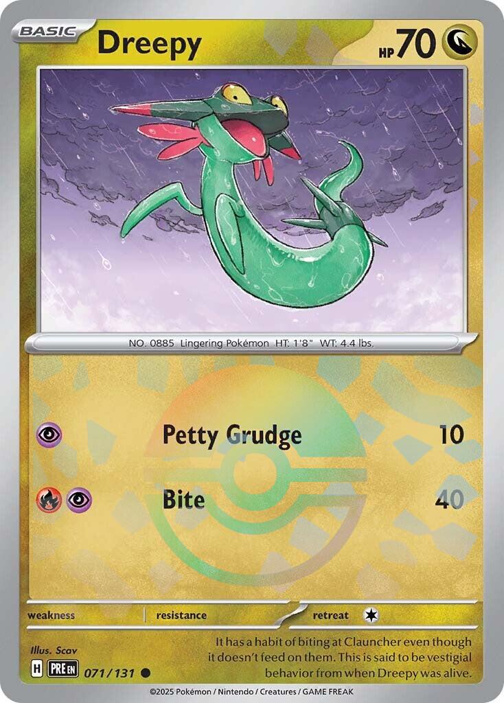 Prismatic Evolutions Dreepy [Poke-Ball] Pokémon card