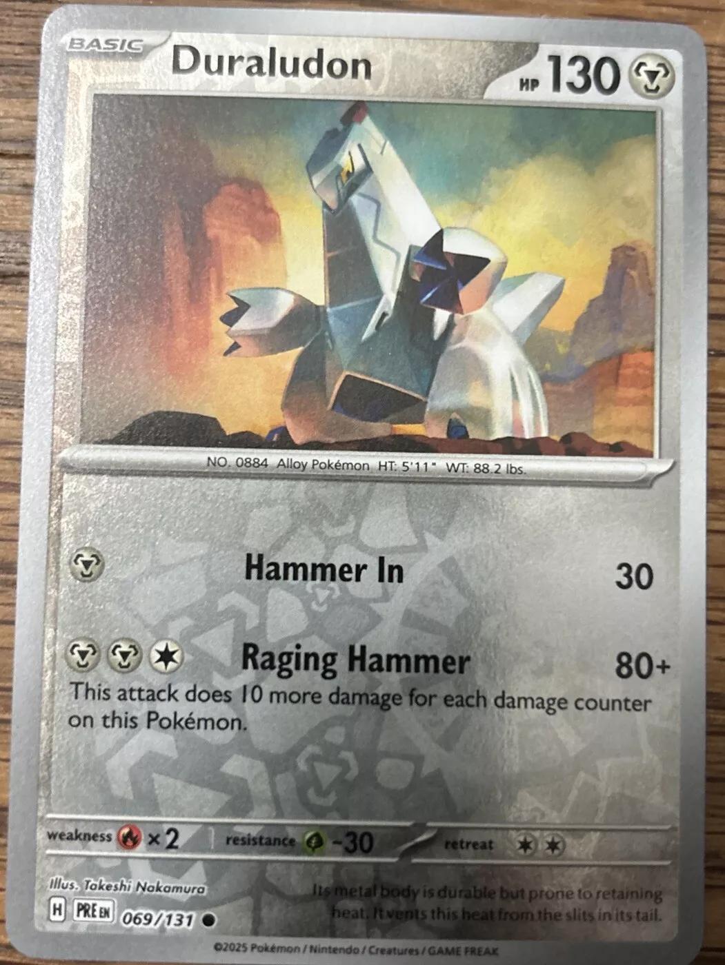Prismatic Evolutions Duraludon [Reverse] Pokémon card
