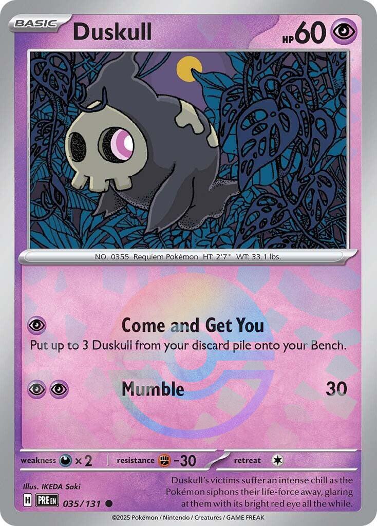 Prismatic Evolutions Duskull [Poke-Ball] Pokémon card