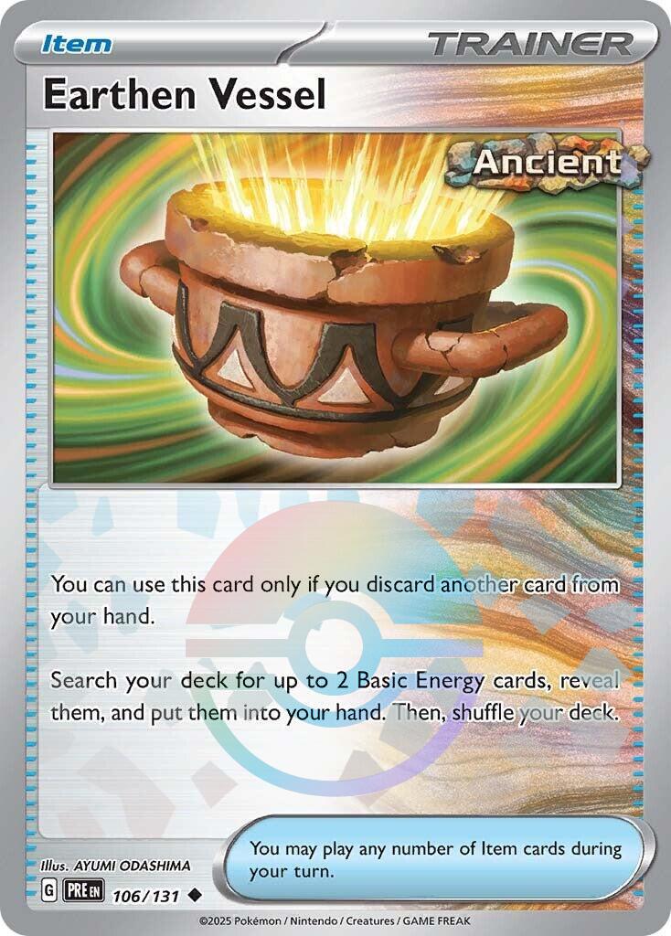 Prismatic Evolutions Earthen Vessel [Poke-Ball] Pokémon card