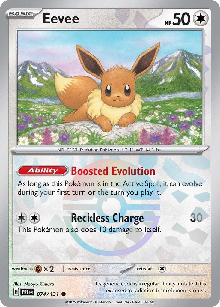 Prismatic Evolutions Eevee [Poke-Ball] Pokémon card