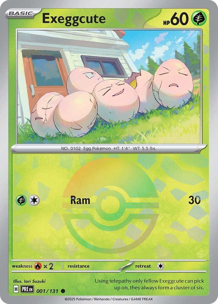 Prismatic Evolutions Exeggcute [Poke-Ball] Pokémon card