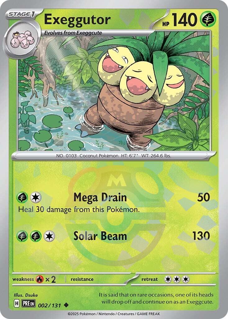 Prismatic Evolutions Exeggutor [Master-Ball] Pokémon card
