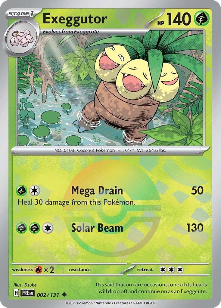 Prismatic Evolutions Exeggutor [Poke-Ball] Pokémon card