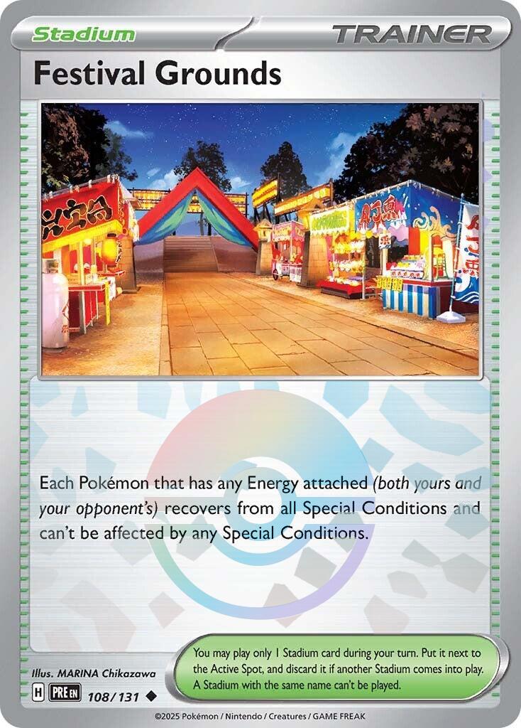 Prismatic Evolutions Festival Grounds [Poke-Ball] Pokémon card