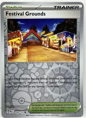 Prismatic Evolutions Festival Grounds [Reverse] Pokémon card