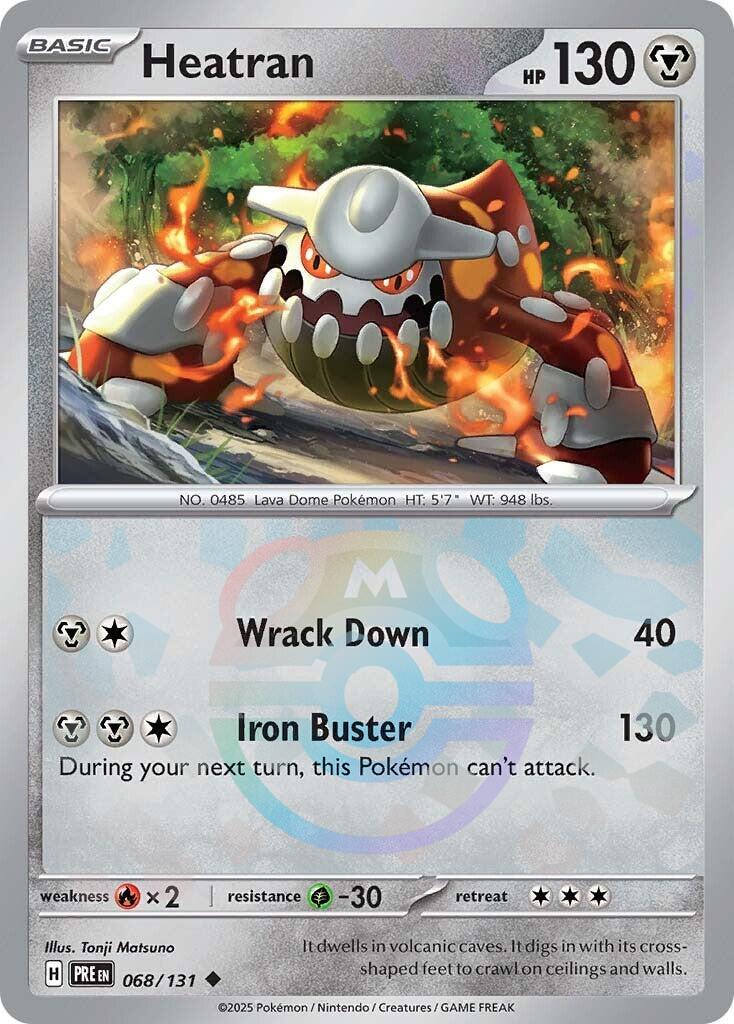 Prismatic Evolutions Heatran [Master-Ball] Pokémon card