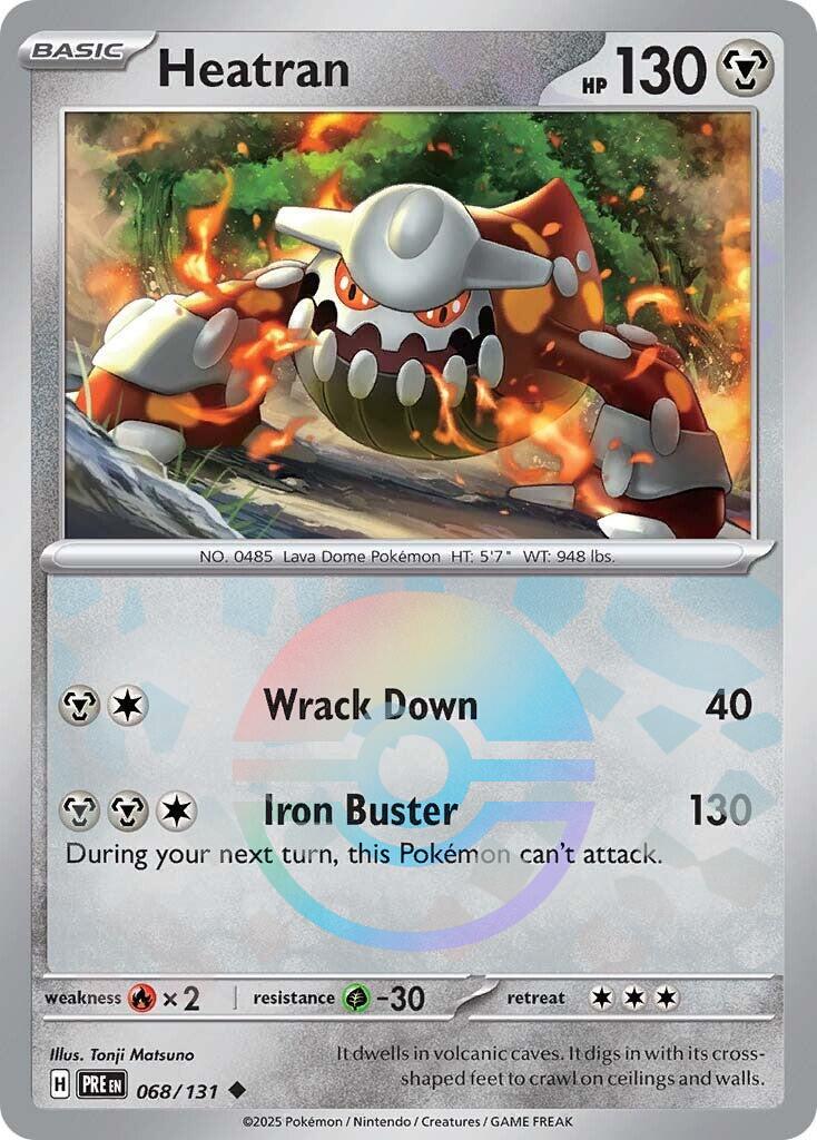 Prismatic Evolutions Heatran [Poke-Ball] Pokémon card