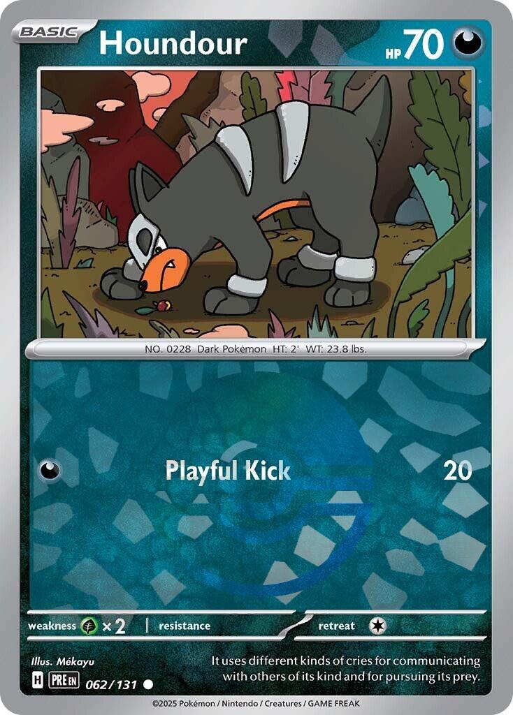 Prismatic Evolutions Houndour [Poke-Ball] Pokémon card