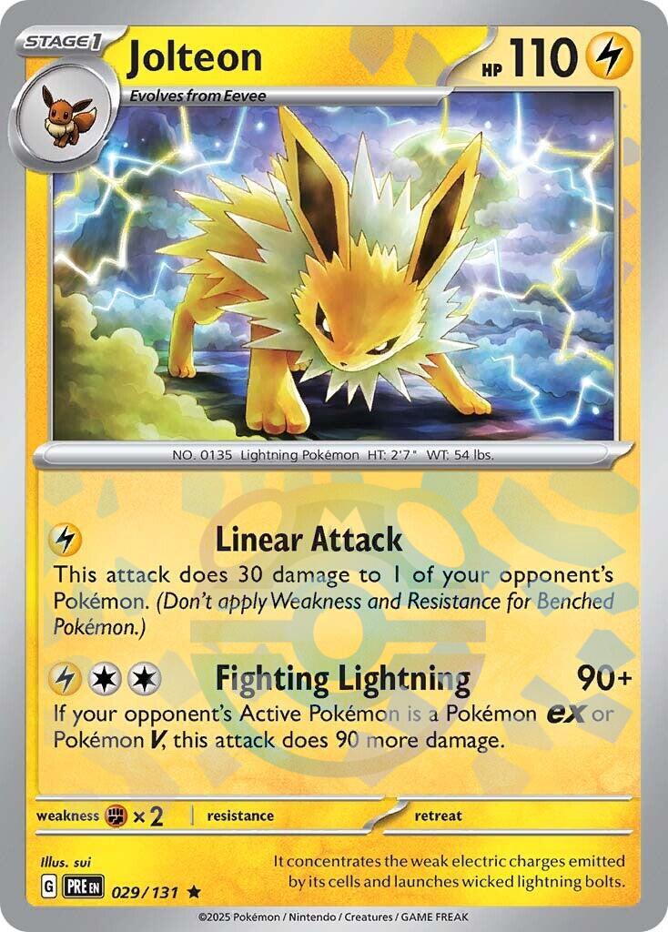 Prismatic Evolutions Jolteon [Master-Ball] Pokémon card