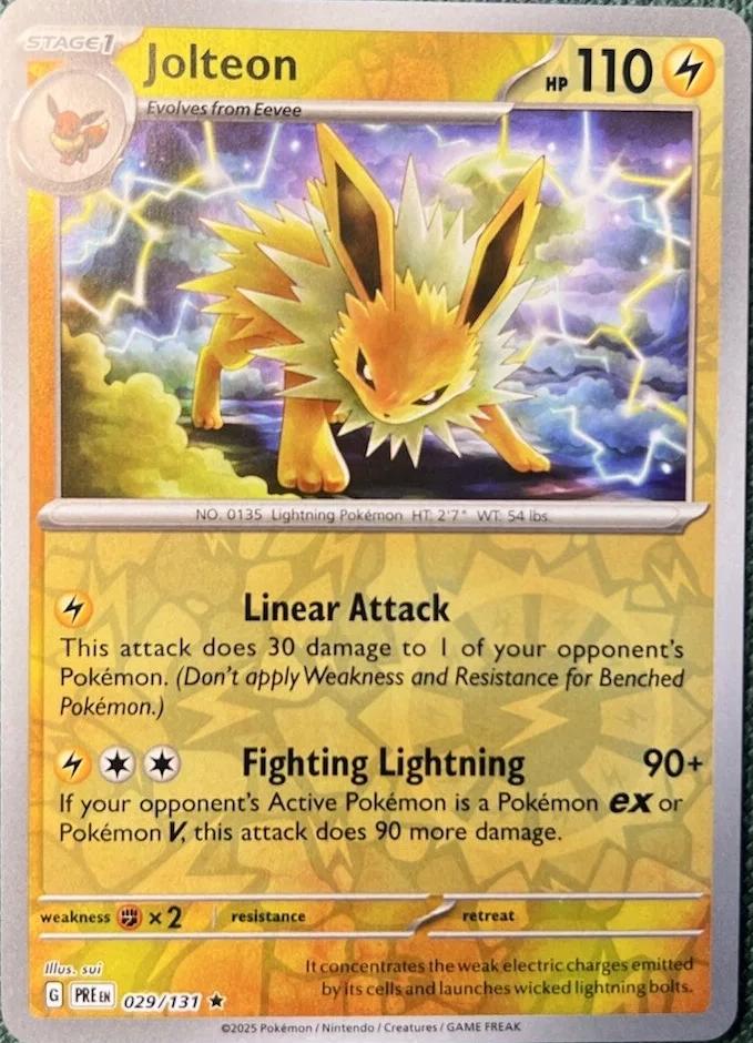 Prismatic Evolutions Jolteon [Reverse] Pokémon card