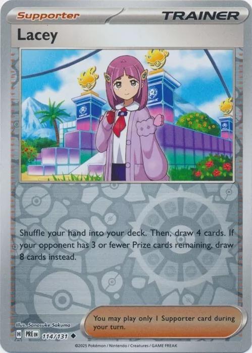 Prismatic Evolutions Lacey [Reverse] Pokémon card