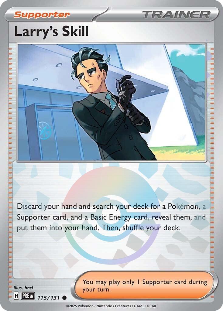 Prismatic Evolutions Larry's Skill [Poke-Ball] Pokémon card