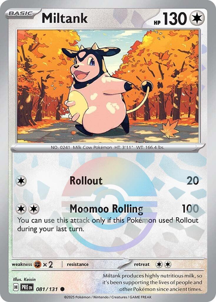 Prismatic Evolutions Miltank [Poke-Ball] Pokémon card
