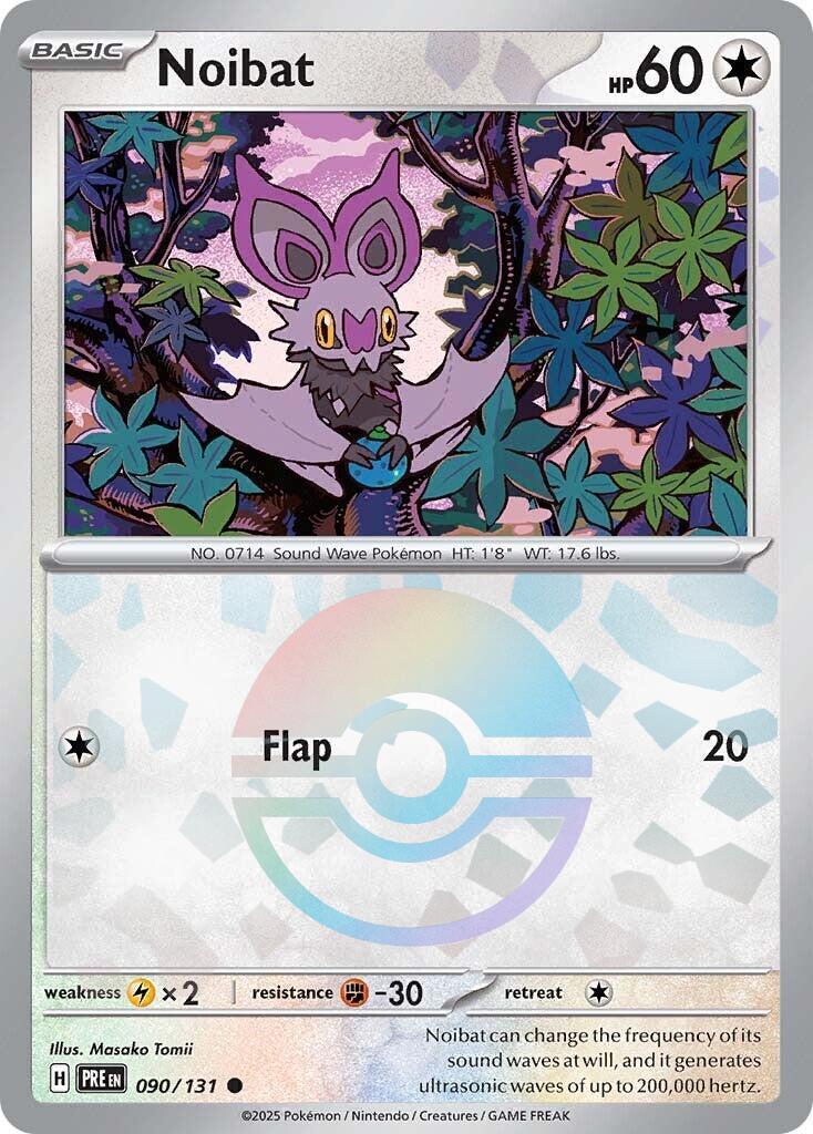 Prismatic Evolutions Noibat [Poke-Ball] Pokémon card