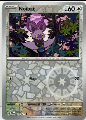 Prismatic Evolutions Noibat [Reverse] Pokémon card