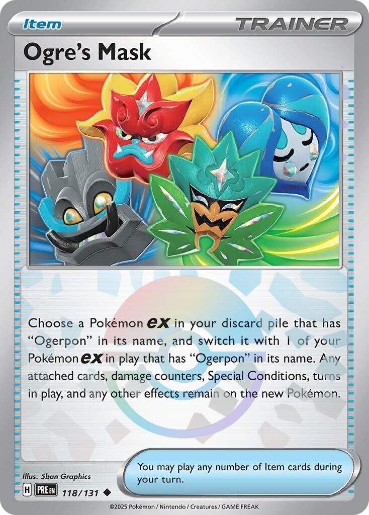 Prismatic Evolutions Ogre's Mask [Poke-Ball] Pokémon card