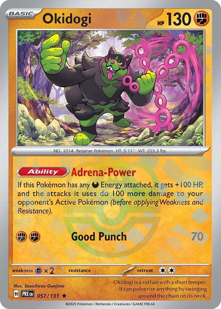 Prismatic Evolutions Okidogi [Master-Ball] Pokémon card