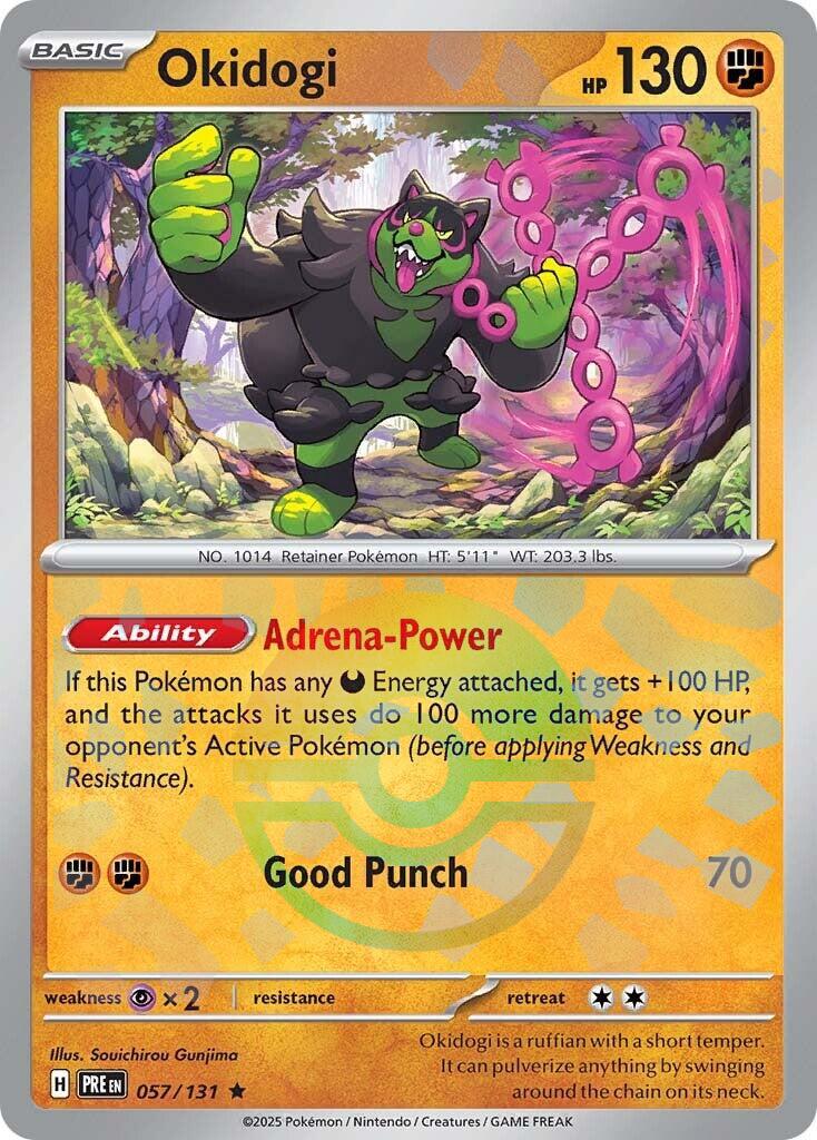 Prismatic Evolutions Okidogi [Poke-Ball] Pokémon card