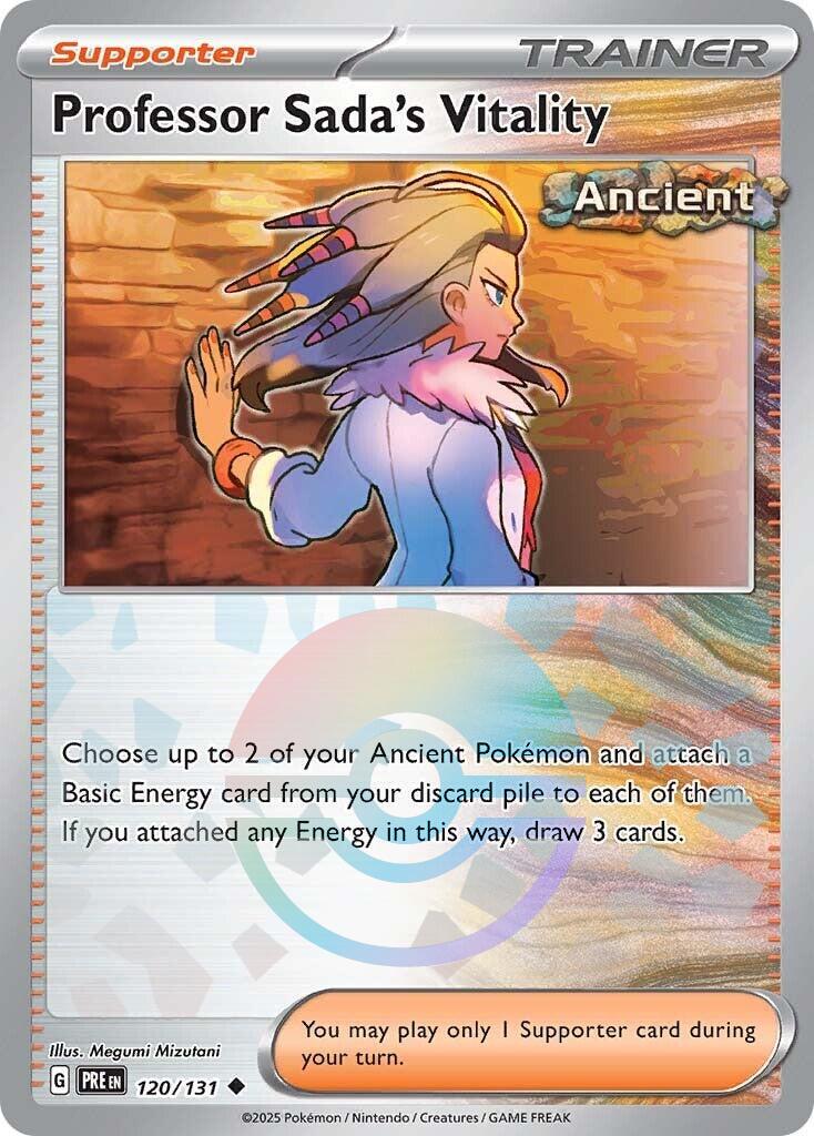Prismatic Evolutions Professor Sada's Vitality [Poke-Ball] Pokémon card