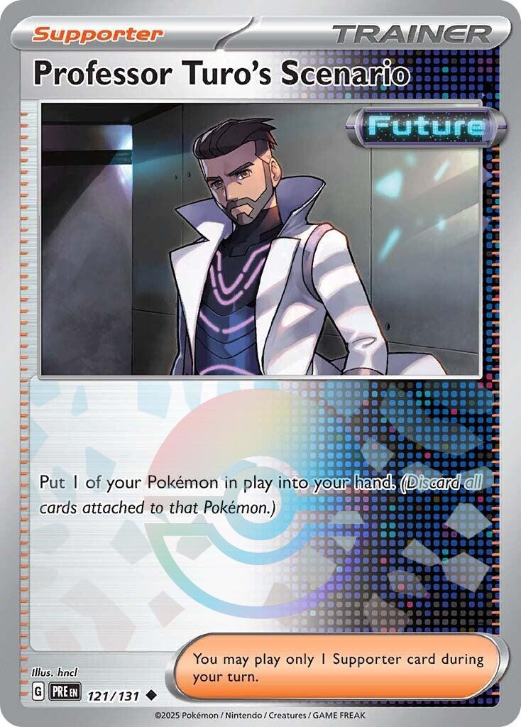 Prismatic Evolutions Professor Turo's Scenario [Poke-Ball] Pokémon card