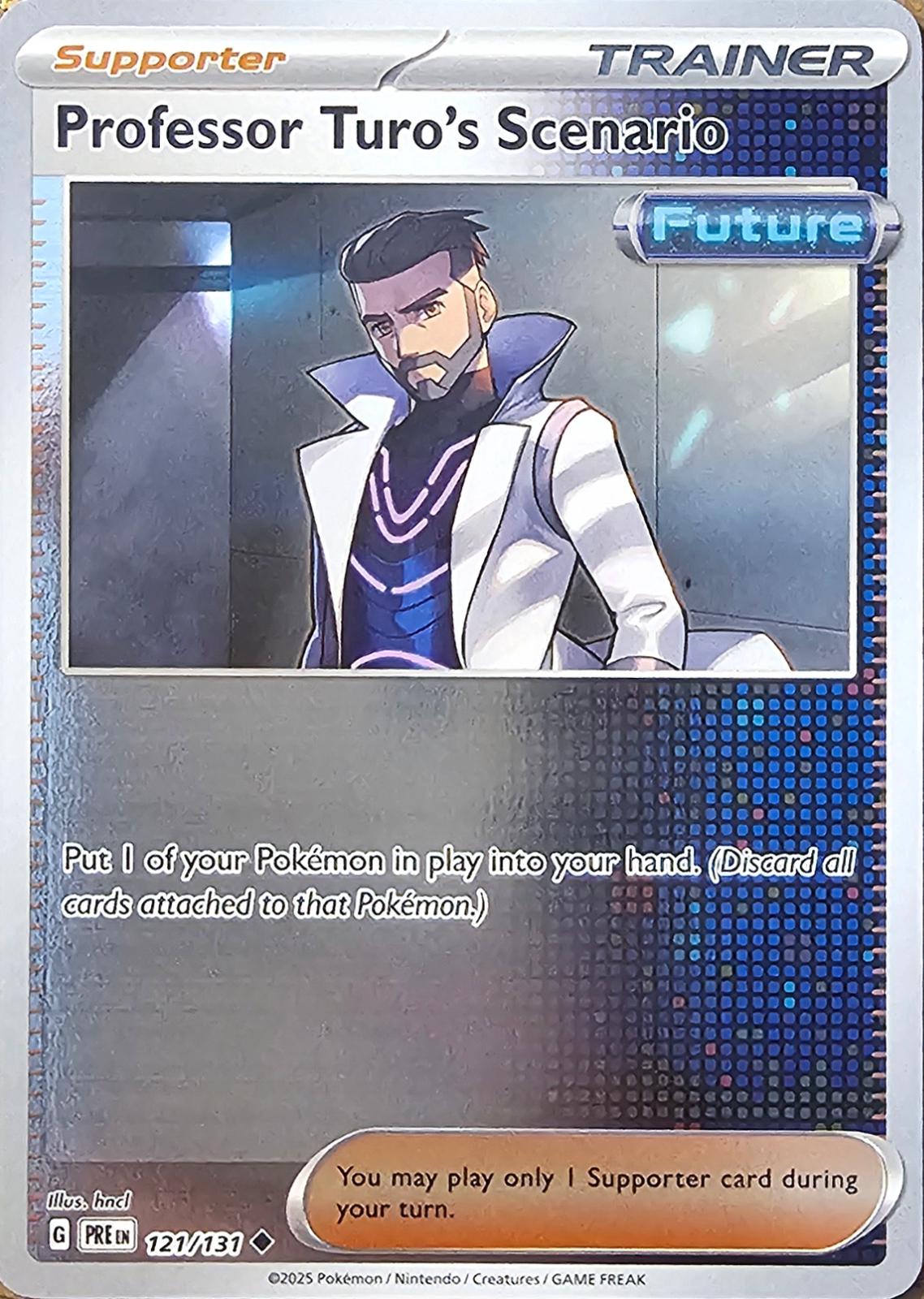 Prismatic Evolutions Professor Turo's Scenario [Reverse] Pokémon card